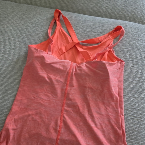 Danskin Orange & Black Cross Back Athletic Dri-fit Tank Tops Size XS - Picture 6 of 8